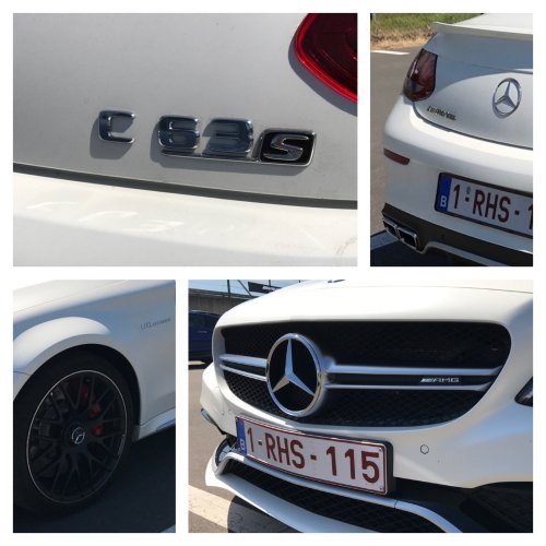 Some more details of this brutal C63S machine