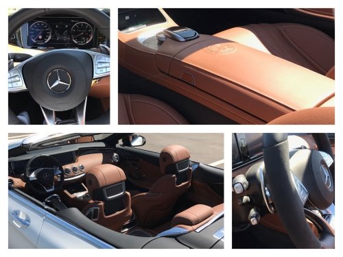 The S63s interior is second to none: amazing details, very high-end