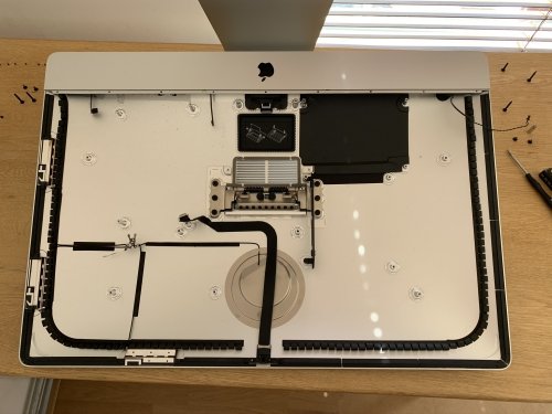 A (nearly) empty iMac enclosure